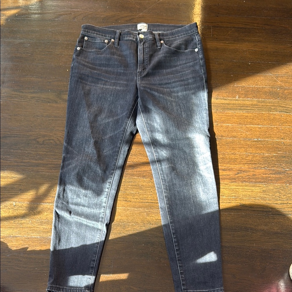 J. Crew Black High Rise Jeans with Sleek Fit
